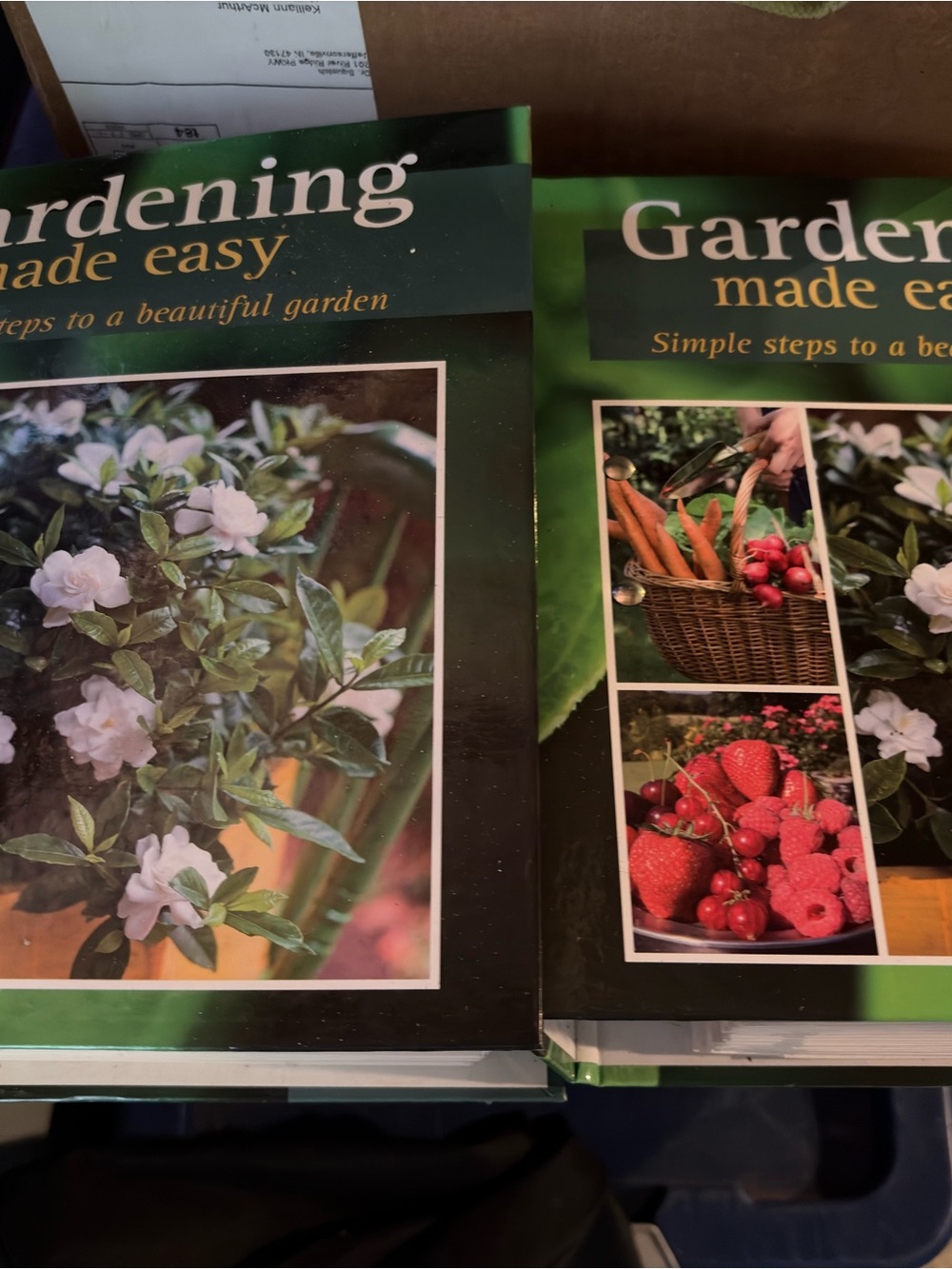 Gardening Made Easy Hardcover Book Set - Green Cover